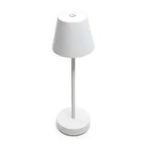 Lampada Tavolo 05229 Bianco 11X36Cm Dimmerabile Metallo MERCURY