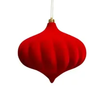 Pendente grande Velluto Rosso 15X18Cm Plastica MERCURY