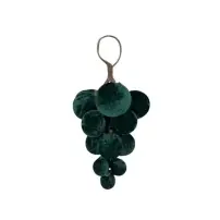 Pendente grappolo Velluto Verde 11X24Cm Polistirolo MERCURY