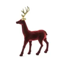 Renna Boardeaux Floccata Plastica 22X7X34Cm MERCURY