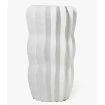 Vaso 32761 Bianco 18X32Cm Terracotta MERCURY
