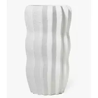 Vaso 32761 Bianco 18X32Cm Terracotta MERCURY