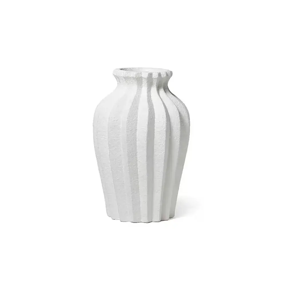Vaso 32785 Bianco 19X29Cm Terracotta MERCURY