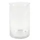 Vaso Cilindro In Vetro Trasparente, Decorativo 19X30 cm, Moderno, Per 