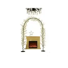 Arco Portale Natalizio con Microled 230 cm, Decorazione Natalizia Lumi