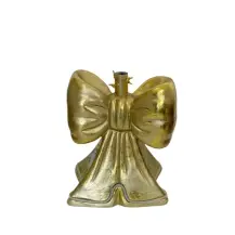 Base Per Albero Di Natale con Fiocco E Luce Neon Dorata, Copribase Nat