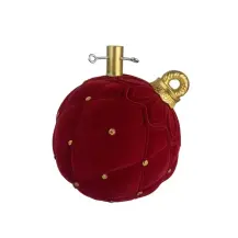 Base Per Albero Di Natale Renaissance Bordeaux Velluto, Copribase Nata