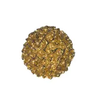 Palla Natalizia Luminosa Filo Oro con 400 Luci Led, Decorazione Natale