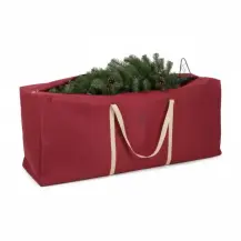 Sacca Per Albero Di Natale 120X30X45 cm, Borsa Porta Natalizio In Poli