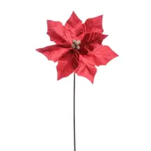 Stella Di Natale Rossa 25X55Cm Poliestere MERCURY