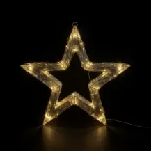Stella Natalizia Diamond, 300 Luci Led, 38X8X38 cm, Decorazione Lumino