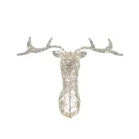 Testa Di Alce Natalizia, Diamond, 400 Luci Led, Decorazione Luminosa D