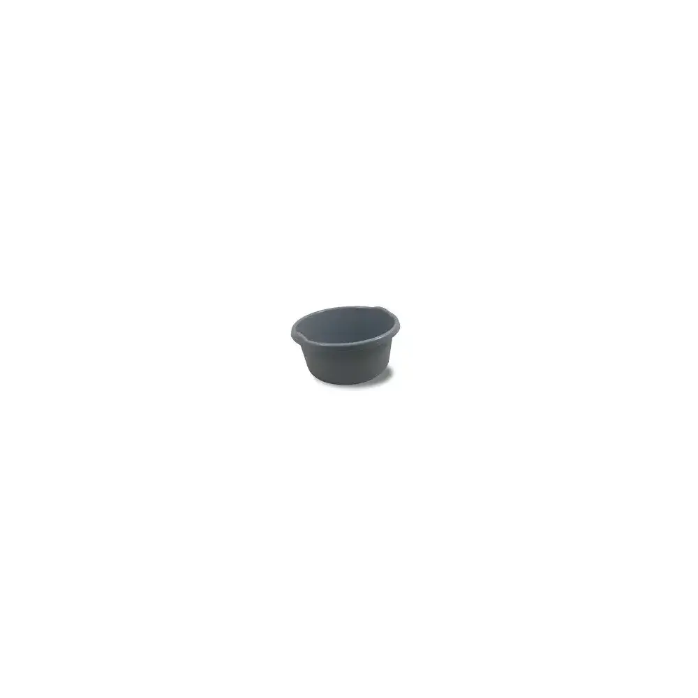 Bacinella Rotonda 8 Lt in Plastica Resistente &ndash; colore Grigio