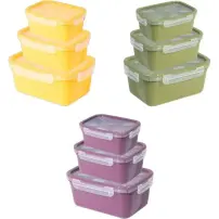 Belli e Forti Set 3 Contenitori Frigobox Click Ermetico Panama