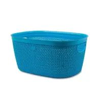 Cesta Belli e Forti BF30304 – Ottanio/Blu Avion, 28×38×18 cm