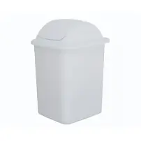 Pattumiera Basculì 18Lt Bianco BELLI E FORTI - Capienza 18 Lt