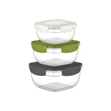Set 3 Pezzi Frigoclick Quadrato Salvaspazio - Contenitori per…