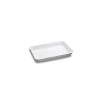 BELLI E FORTI Vaschetta Catering in Plastica Bianca 30x40x2 cm