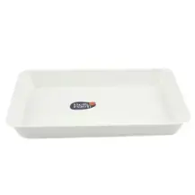 Vaschetta Plastica Bianca 20x30x4 cm BELLI E FORTI