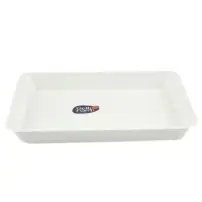 Vaschetta Plastica Bianca 20x30x4 cm BELLI E FORTI