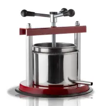 Torchietto Manuale Ø 12 cm con Filtro e Bicchiere in Acciaio Inox | Generoso Casalinghi