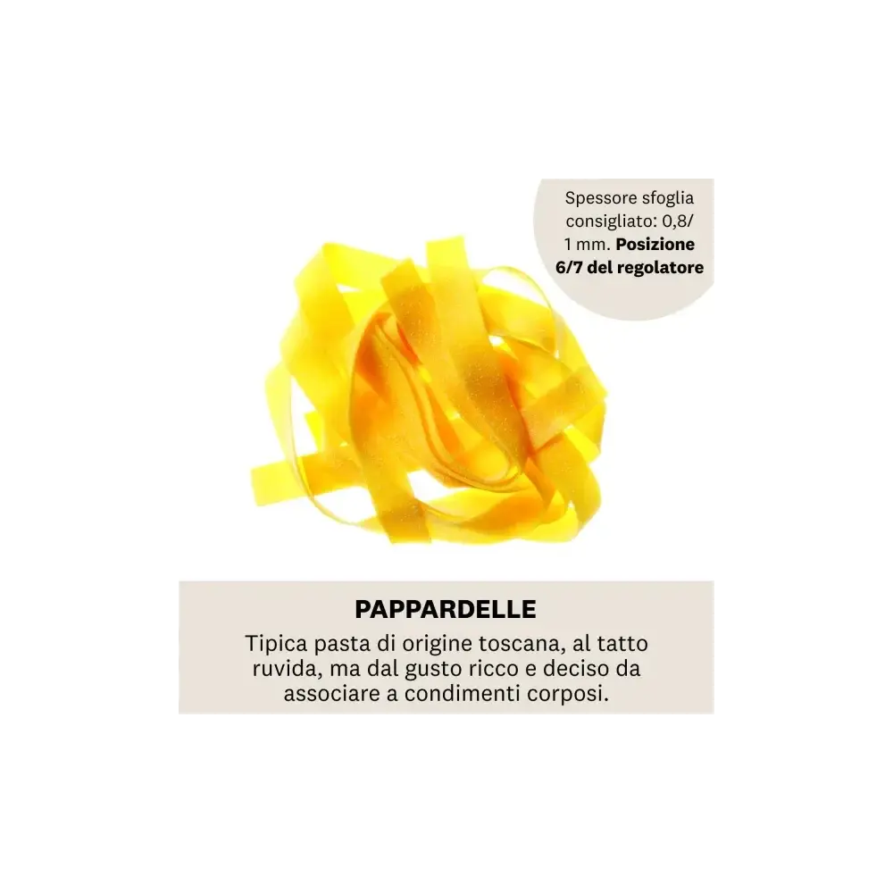 Marcato Accessorio Pappardelle 10 mm - Acciaio Cromato e Alluminio
