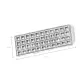 Imperia Raviolamp Stampo 44 Raviolini in Alluminio 30,5x12,7x2,5 cm