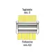 Imperial Accessorio Pasta Tagliatelle Lasagnette Duplex Acciaio…