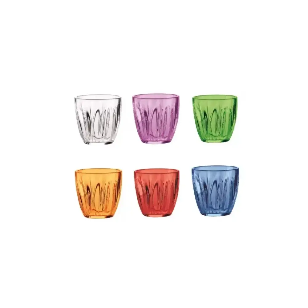 Guzzini Aqua Set 6 Bicchieri Acqua 350 ml in SAN
