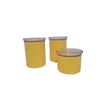 Guzzini Chef Line Set 3 Barattoli Gialli – Plastica Resistente