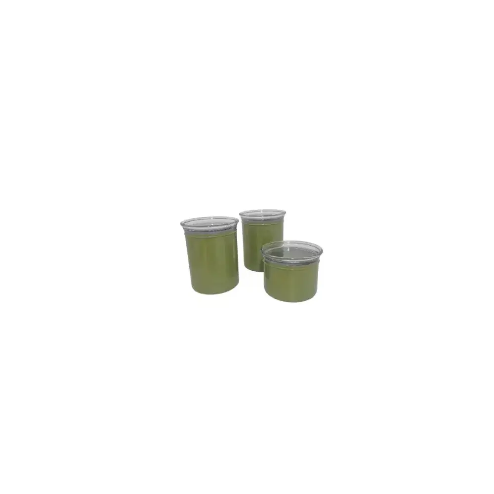 Guzzini Chef Line Set 3 Barattoli Verde con Coperchi Ermetici