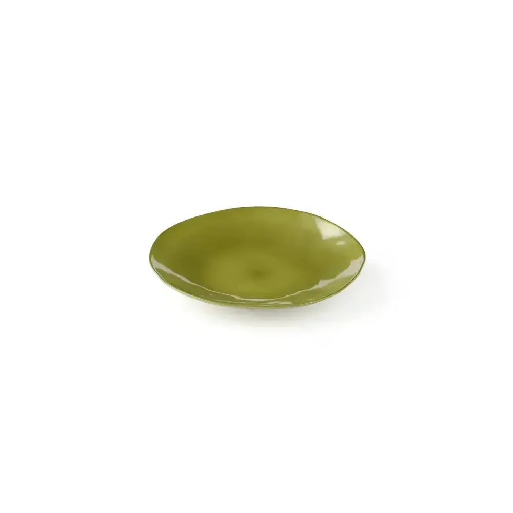 Guzzini Riviera Piatto Piano Verde Avocado - Resistente agli Urti