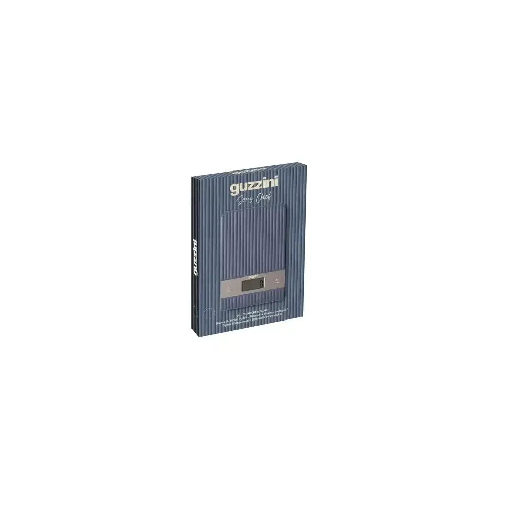 Guzzini Sous Chef Bilancia Digitale Bio‑Based 5 kg – Navy Blue