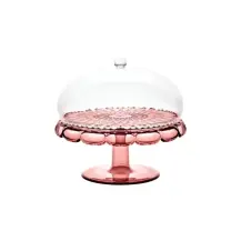 Guzzini Vanity Alzata Campana Mauve Pink 30 cm Cristallo Acrilico