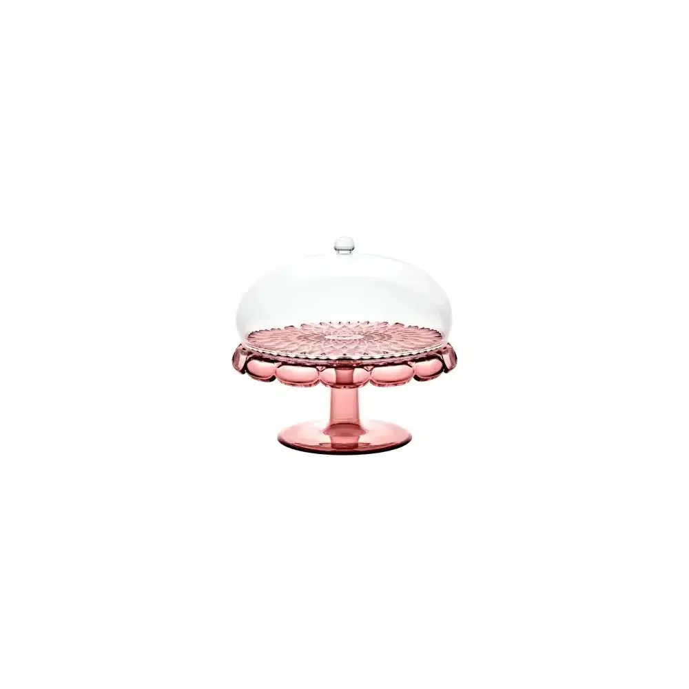 Guzzini Vanity Alzata Campana Mauve Pink 30 cm Cristallo Acrilico