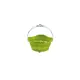 VECA Cestello Porta Mollette Rotondo in Plastica 24x12 cm