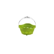 VECA Cestello Porta Mollette Rotondo in Plastica 24x12 cm