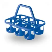 VECA Cestello Portabottiglie in Plastica 26x34x26 cm con Manico