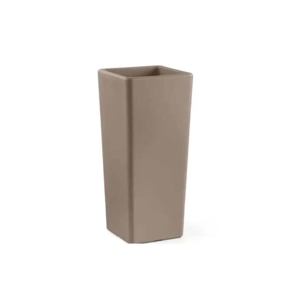 Clou Cachepot Quadrato Avana 85 cm – Resina 27 L