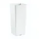 Clou Cachepot Quadrato Bianco 100 cm – Vaso in Resina 35 L