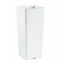 Clou Cachepot Quadrato Bianco 100 cm – Vaso in Resina 35 L