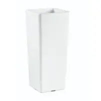 Clou Cachepot Quadrato Bianco 100 cm – Vaso in Resina 35 L