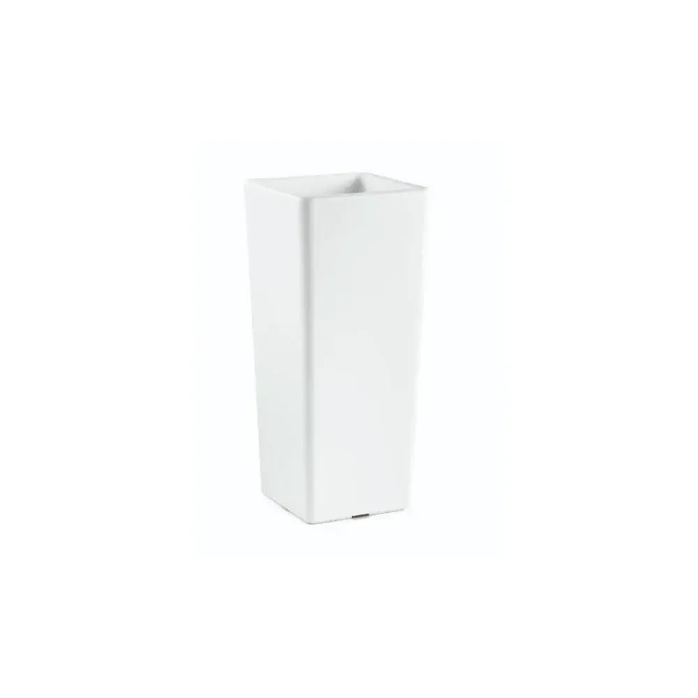 Clou Cachepot Quadrato Bianco 100 cm – Vaso in Resina 35 L