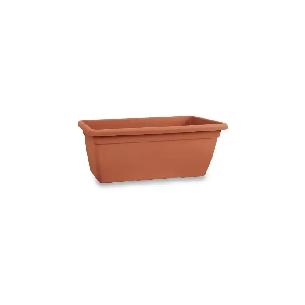 Fioriera Anthea 60x31x27 cm Terracotta con Sottovaso VECA