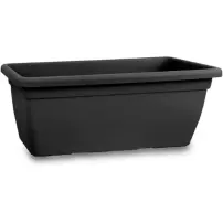 Fioriera Anthea 80x40x34 cm Antracite con Sottovaso VECA