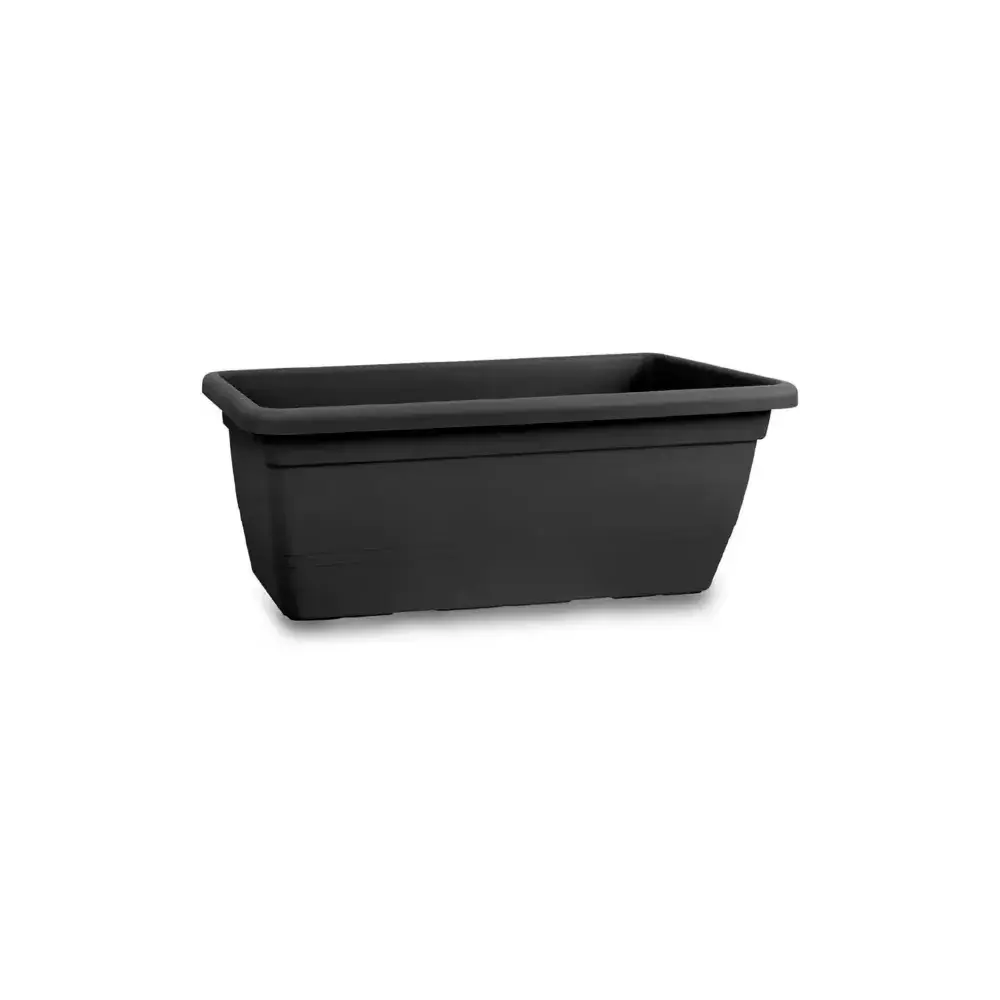 Fioriera Anthea 80x40x34 cm Antracite con Sottovaso VECA