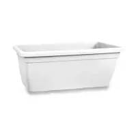Fioriera Anthea 80x40x34 cm Bianca con Sottovaso VECA