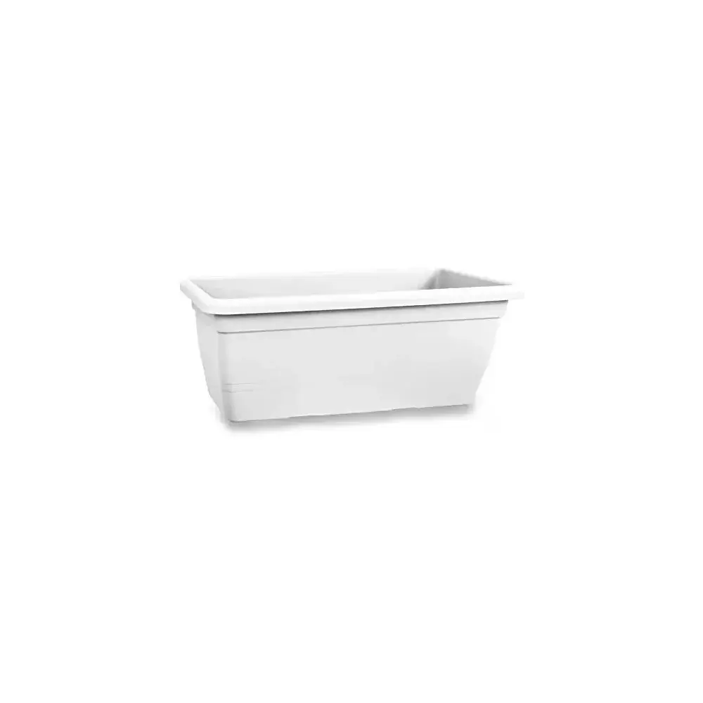 Fioriera Anthea 80x40x34 cm Bianca con Sottovaso VECA
