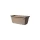 Fioriera Anthea 80x40x34 cm Tortora con Sottovaso VECA