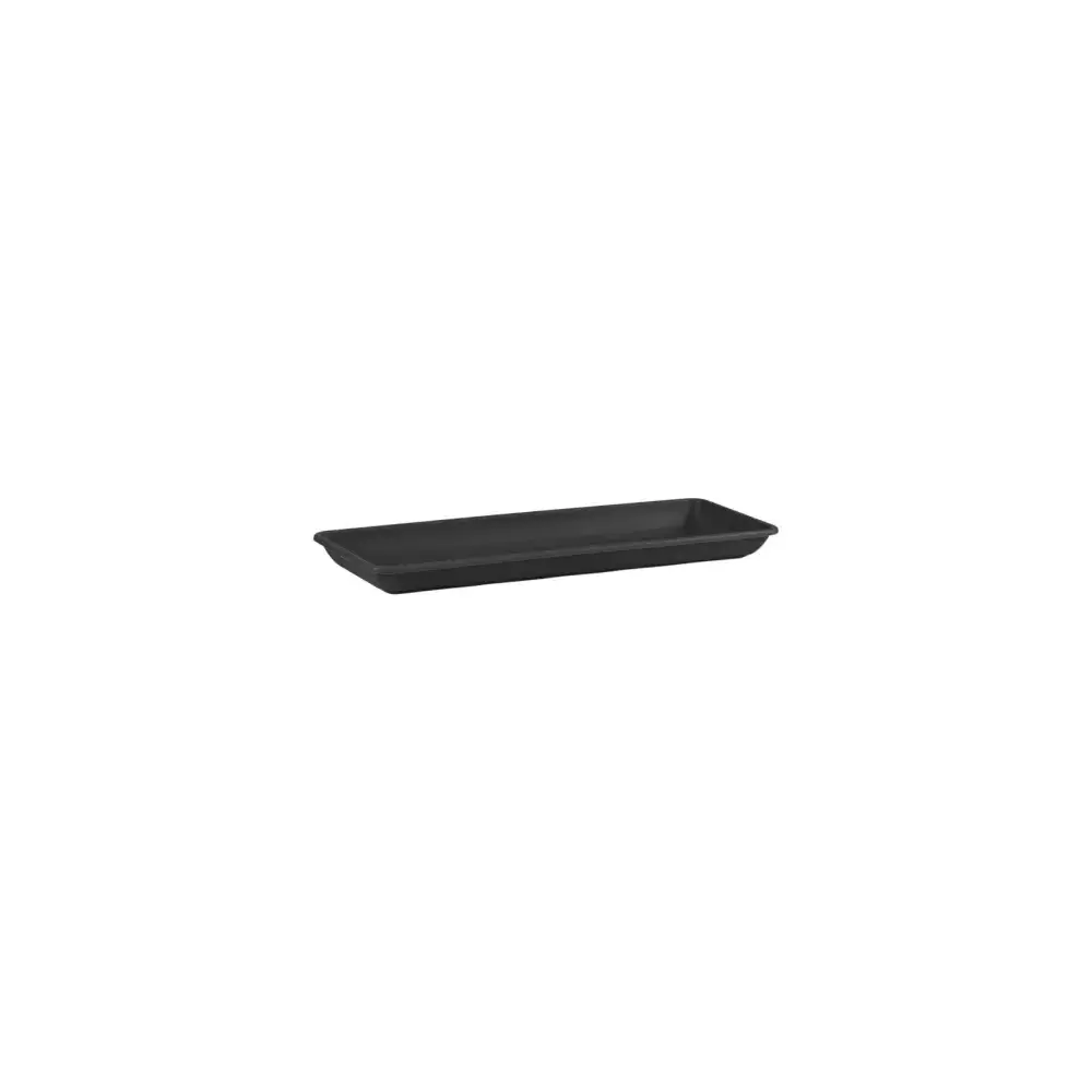 Fioriera Naxos Antracite 40x20 cm Vaso Rettangolare Plastica 8 Litri